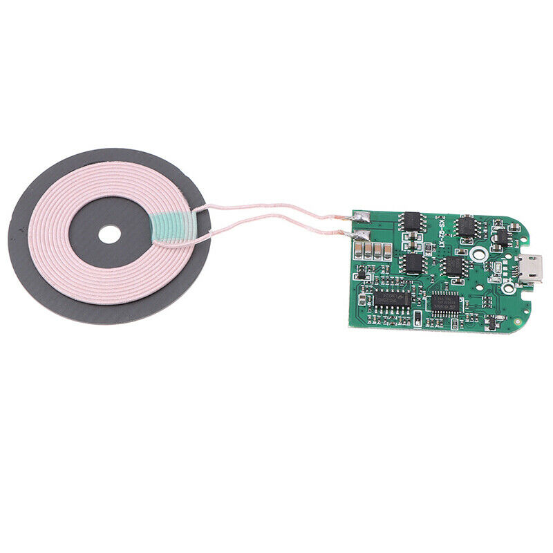 1Pc 15W Qi Fast Wireless Charger PCBA Circuit Board Transmitter Module + Coil ME