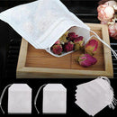 100x non-woven Empty Teabags String Heat Seal Filter Paper Herb Loose Tea Bag EN