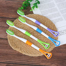 1Pcs Dental Care Brush Away Cleaner Toothbrush Tongue Cleaner Scraper Oral Cle,a