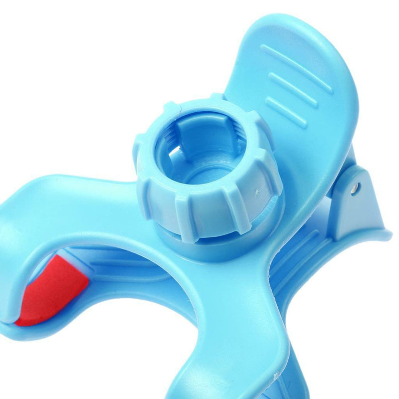 Univers Flexible Lazy Bracket Mobile Phone Stand Holder Car Bed Desk Blue