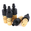 5Pcs Copper Misting Fog Cooling Nozzles Atomizing Sprayers For 4/7mm HoseATS Gw