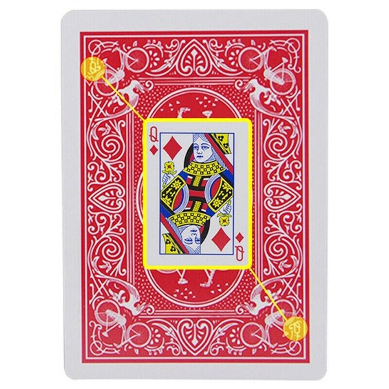 Secret Marked Poker Cards See Through Playing Cards Magic Toys Poker Magic  J9Z7