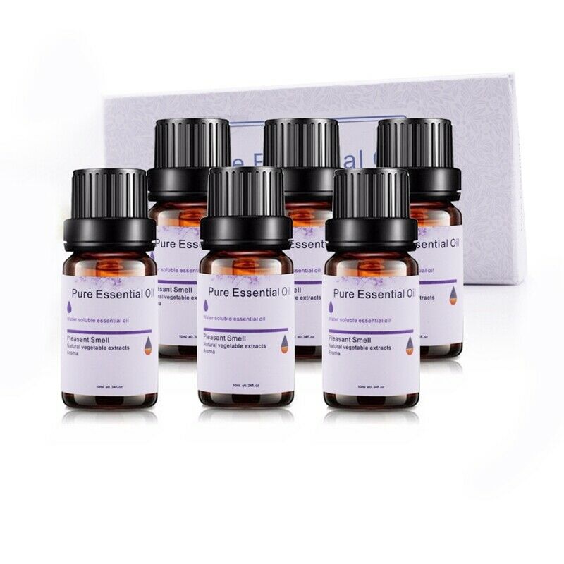 6 Kinds 10Ml Essential Oils Aromatherapy Oil For Aroma Diffuser Humidifier  K4H7
