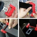 Hot Car Safty Accessories Seat Belt Buckle Clip Silicone Anti-Scratch Cover Red