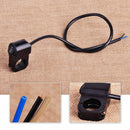 7/8" 22mm 12V Handlebar Headlight Lamp On Off Kill Stop Switch Button Motorcycle