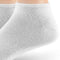 6 Pairs Solid Casual Cotton Breathable Invisible Crew Socks (3-color Mixed) A