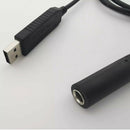 USB1RD65A USB Switch Cable 6.35mm Audio Plug Jack Female for Foot Switch 1m