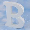DIY Decorative Wood Alphabet Craft Letters Sign Plaque Wall Hanging Decor B