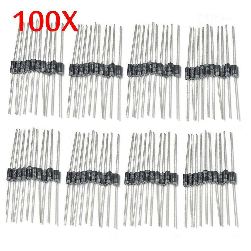 Whosale 100PCS 1A 1000V Diode 1N4007 IN4007 DO-41 Rectifie Diodes Kit Useful