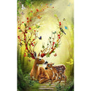 5D DIY Full Drill Diamond Painting Forest Deers Cross Stitch Embroidery Kit