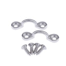 2x Kayak Deck Loops Tie Down Pad Eyes -  Accessories 4 Screws Kit