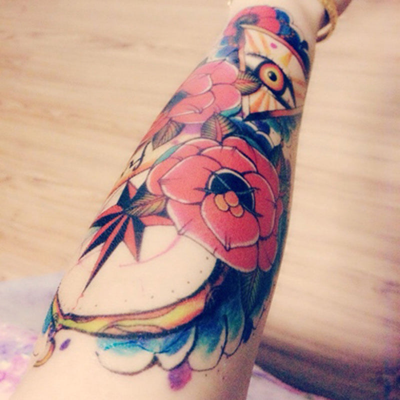 Body Art Makeup Triangle Eyes Tattoo Waterproof Temporary Tattoo Stickers@JC! Gw