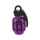 2 pieces blankets / dust-proof bicycle tire valve cap metal - Purple