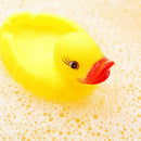 4PCS Baby Bathing Developmental Toys Water Floating Squeaky Rubber Ducks