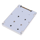 Mini SATA mSATA SSD to 2.5inch SATA Hard Disk Enclosure Adapter Card White