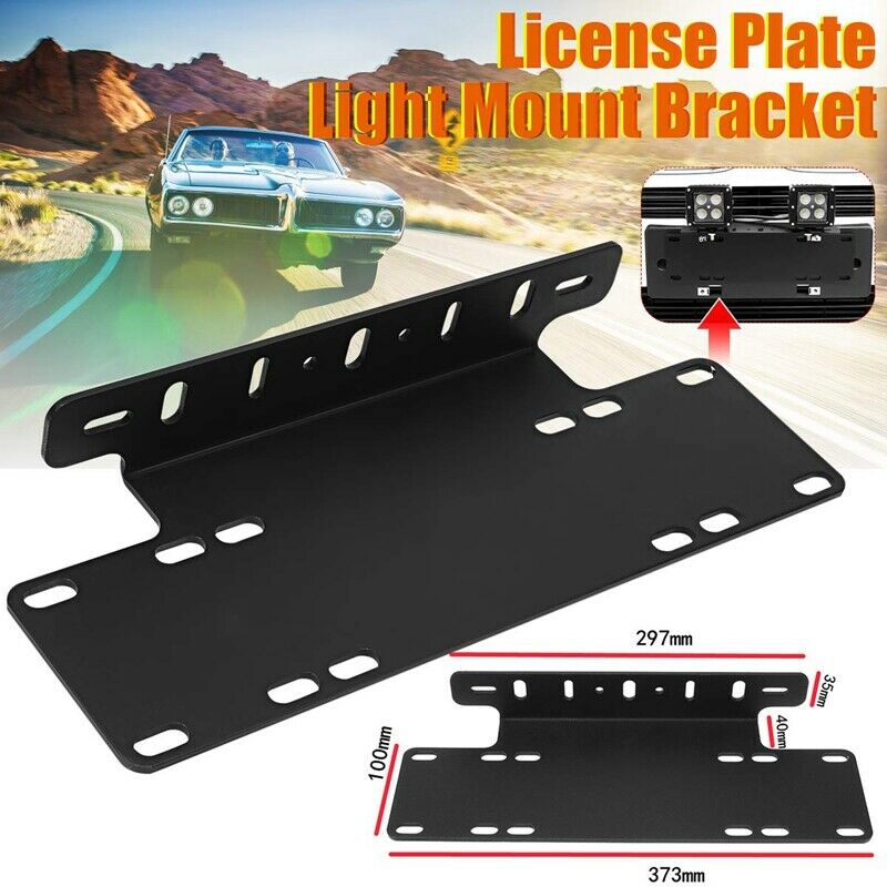1Pcs Front Bumper License Plate Mounting Bracket for Truck Off-Road SUV 4X4 Q7W5