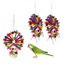 Bird Chew Toys Hanging Accessories for Parrot Budgie Parakeet Cockatiels Conure