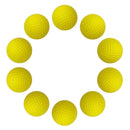 10 Pieces High Quality Soft Foam Sponge Elastic Practice Golf Ball, Sports