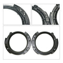 1 Pair 7Inch Headlight Round Ring Mounting Bracket for 2007-2016 Jeep Wrang