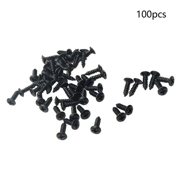 100Pcs Bass Guitar Screw, Cavity Cover Guitar Cover Screw For Electric Guit