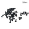 100Pcs Bass Guitar Screw, Cavity Cover Guitar Cover Screw For Electric Guit
