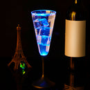 220ML LED Drink Water Flashing Light Glow Champagne Luminous Glass Wine Cup Mug