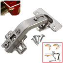 135Â° Degree Corner Folded Cabinet Door Hinges Soft Close Half Overlay Kitchen LJ