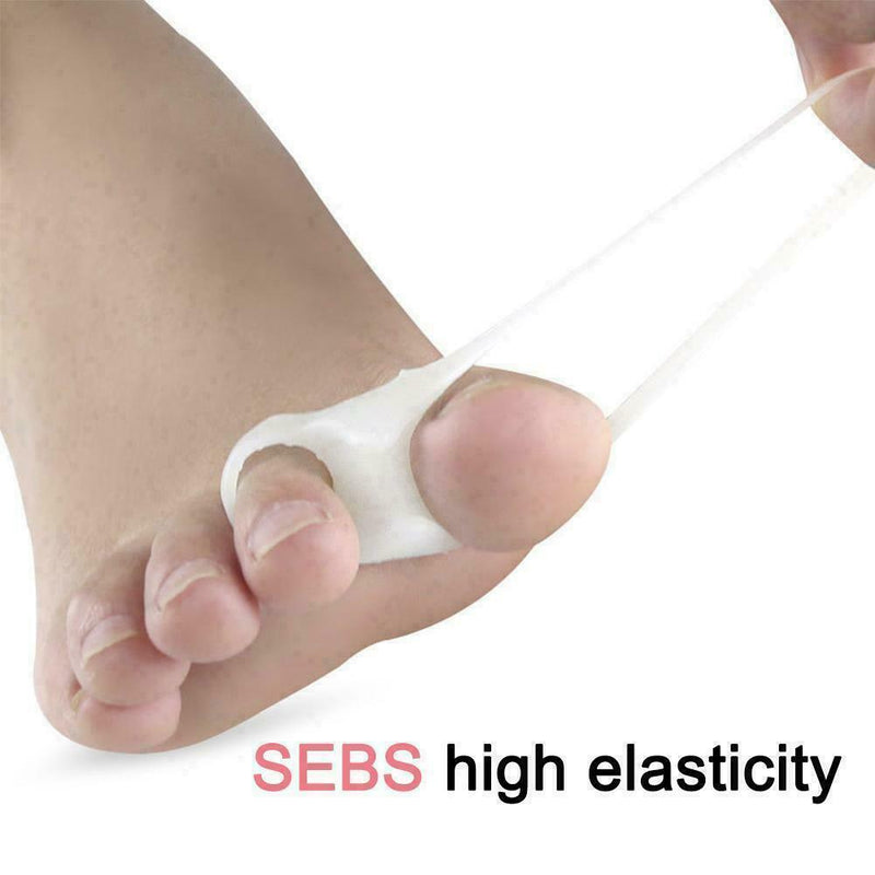 1 Pair Silicone Gel Bunion Toe Corrector Orthotics Separator Pain T7G1