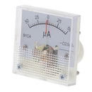Square 50-0-50uA Analog Ammeter Meter Durable