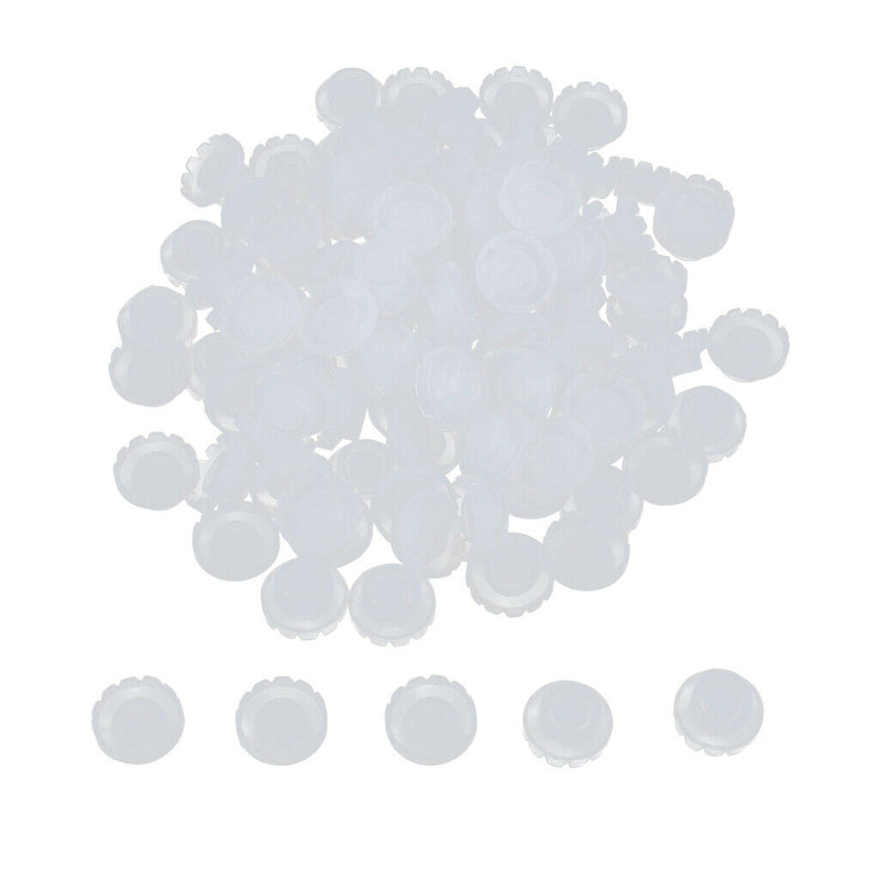 200Pcs Clear Individual Eyelash Glue Holder Quick Eye Lashes Blossom Cups