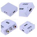 Mini HDMI TO AV Converter HDMI to CVBS HDMI24AV 480p Adapter