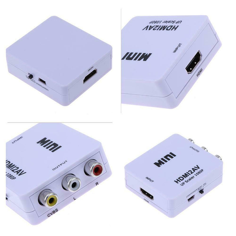 Mini HDMI TO AV Converter HDMI to CVBS HDMI24AV 480p Adapter