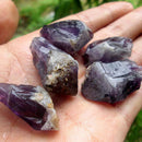 100g Natural Amethyst Point Quartz Crystal Rough Rock Purple Healing-Specimen