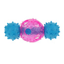 Pet Dog Feeding Barbell Food Leaking Dogs Training Playing Toys Great Gifts