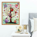 5D DIY Full Drill Diamond Painting Tree Bird Cross Stitch Embroidery Craft