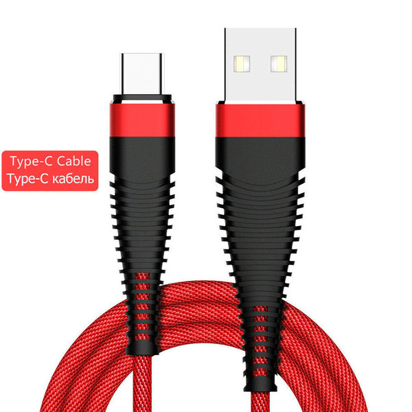 Nylon Braided Fast Charging Cable USB Type-C Data Sync Charger Cord For Oneplus