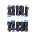 10 PCS 8mm Pneumatic Air Quick Push to Connect Fitting Straight Tube JRME