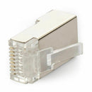 Shielded RJ45 Connector CAT5E CAT6 Crimp Ethernet Connector STP 8P8C Modula