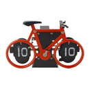 Bicycle Flip Clock Retro Flip Clock Family Living Room Clock Commemorative