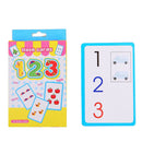 36pcs/Set Numbers Flash Cards Toddler