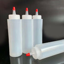 4Pc 4oz/120ml Plastic Squeeze Bottle Condiment Dispenser Ketchup Mustard Sauce