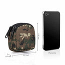 Small Outdoor Pouch,Military Purse Organizer Army Molle Gear(Waterproof)(Du