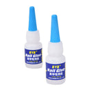 Nail Tip Glue 10g With Brush Acrylic False Nails Strong Adhesi%!