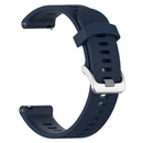 Soft Silicone Strap Watchband for Garmin Forerunner 245M/245 (Dark Blue) A