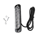 4X Amber 6LED Car Truck Emergency Beacon Warning Hazard Flash Strobe Light Bar A