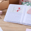 64 Pockets Foldout Album Photo Case Container for FujiFilm Card (Pink)