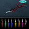4Pcs Led Light Source Illuminator Car Ceiling Fiber Optic Light Red & White