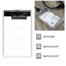 USB 3.0 to SATA Hard Drive Enclosure Caddy Case For 2.5" Inch HDD / SSD Exte Hn