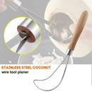 Smooth Stainless Steel Coconut Planer Handheld Kitchen Tools Shredded Fish Scale