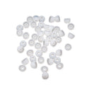 50x Soft 11MM Replacement Silicon Ear Pad Earbud In-Ear Earphone Cover Clear LJ